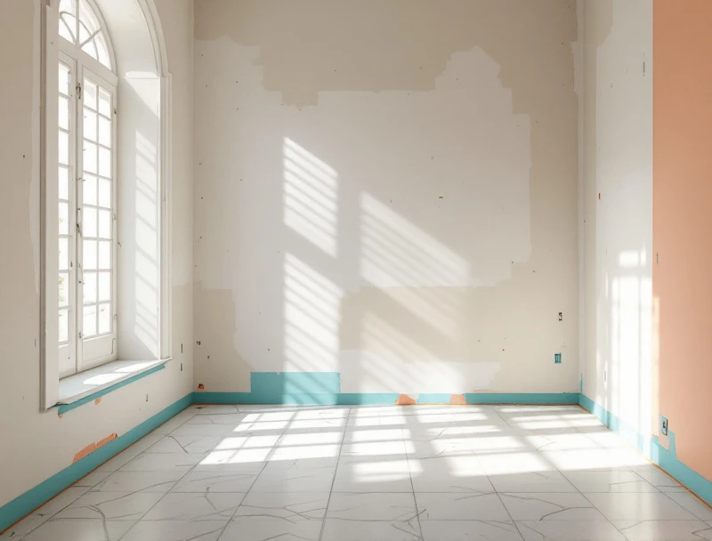 Completed mold remediation in a Hialeah home — new mold-resistant drywall installed and inspection signed off